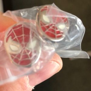 Spider man men’s dress socks and cuff link combo